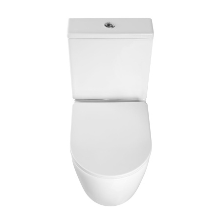 Унитаз напольный безободковый Vincea Evo VT2-34 белый, с сиденьем микролифт