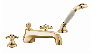 Смеситель для ванны с душем Kludi Adlon 515254520 золото