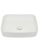 Раковина накладная 50см AQUAme AQM5010MW белый матовый