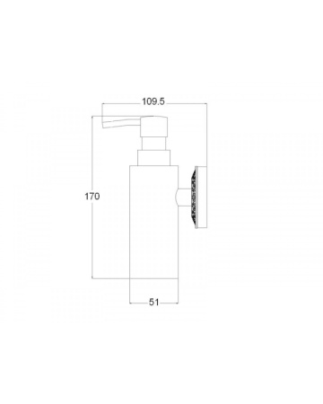 Дозатор жидкого мыла Bronze de Luxe WINDSOR K25027, бронза
