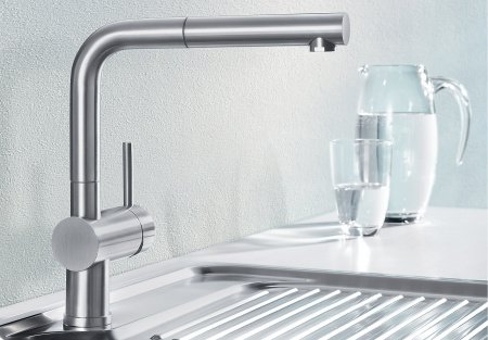 Смеситель для кухни Blanco Linus-S 517184 нержавеющая сталь