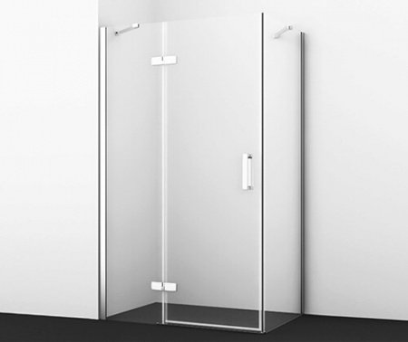 Душевой угол WasserKraft Aller 10H07LW 120x90x200, профиль хром, стекло прозрачное