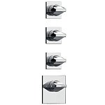 Термостат для душа на 3-6 потребителей Bossini Apice Z035205.030 хром