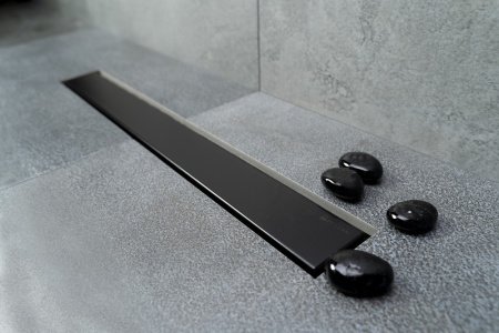 Душевой лоток Pestan Confluo Frameless Line 300 Black Matte