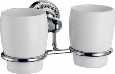 Стакан для зубных щеток Fixsen Bogema FX-78507 Хром Белый