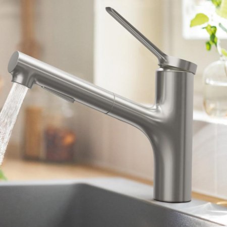 Смеситель для кухни Hansgrohe Zesis M33 74803800 нержавеющая сталь
