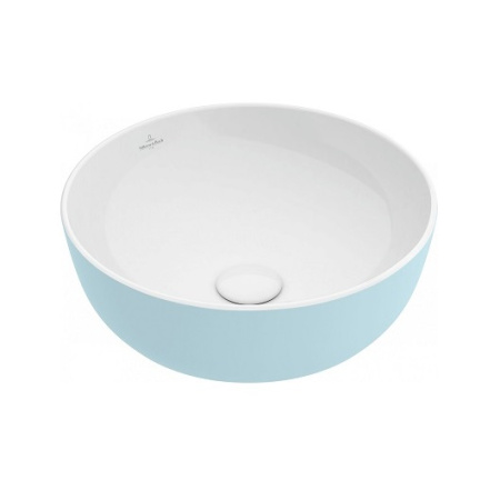 Раковина накладная 43см Villeroy & Boch Artis 417943BCW0 голубой