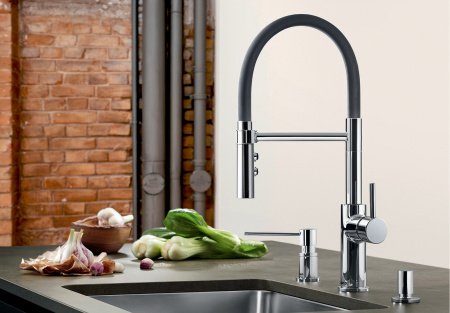 Смеситель для кухни Blanco Catris-S 525792 нержавеющая сталь