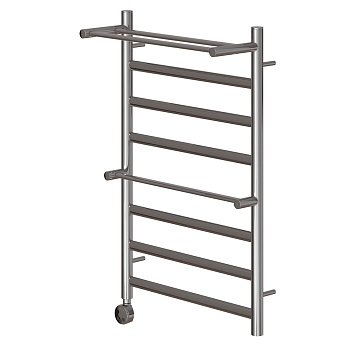 Полотенцесушитель электрический Point Артемида PN14158PE П6 500x800 c 2 полками, левый/правый хром