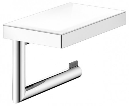 Держатель туалетной бумаги с полкой Keuco Reva 12873019000 хром
