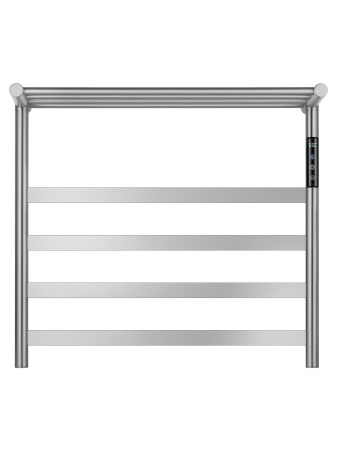 Полотенцесушитель электрический с полкой WONZON & WOGHAND ESSEN, Брашированный никель (WW-A402-BR)