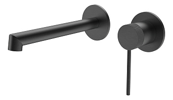 Смеситель для раковины Vincea Rim VBFW-2RM1GM вороненая сталь