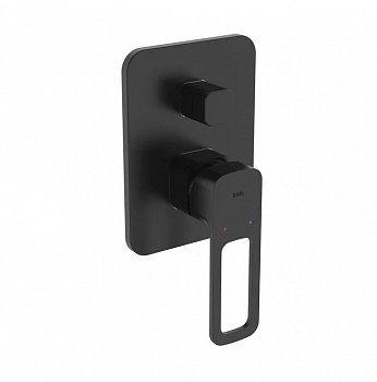 Смеситель для ванны с душем IDDIS Slide SLIBL00i67 черный матовый