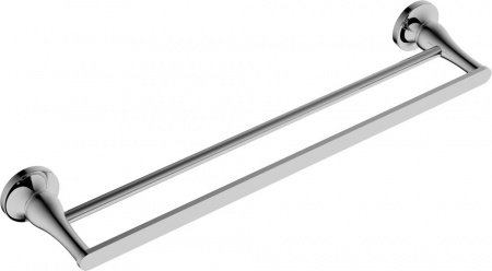 Держатель для полотенца Rush Corsica CO42532 60 см двойной Хром