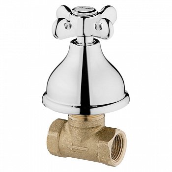 Вентиль запорный Webert Ottocento OT690101 Хром