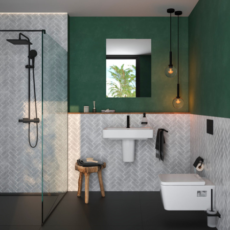 Унитаз подвесной безободковый Hansgrohe EluPura Original Q 60208450 белый