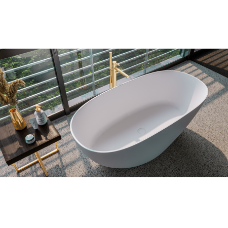 Ванна WHITECROSS Onyx A 160x75 (белый мат) иск. камень