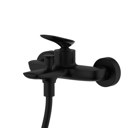 Смеситель для ванны AQUAme Como AQM6512MB черный матовый