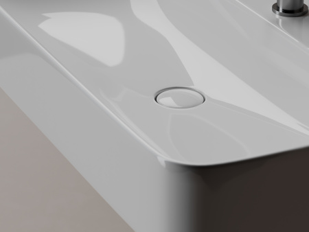 Раковина подвесная 81см Ceramica Nova Aura CN2006 белый