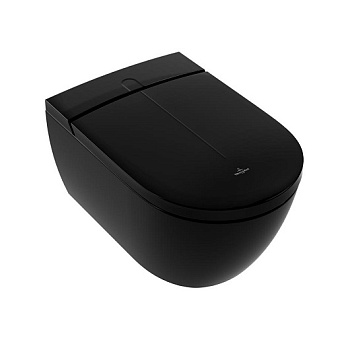 Унитаз-биде подвесной Villeroy & Boch ViClean-I100 V0E100S0 черный