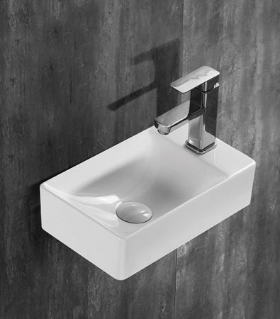 Раковина подвесная 38см Gid N9261 белый