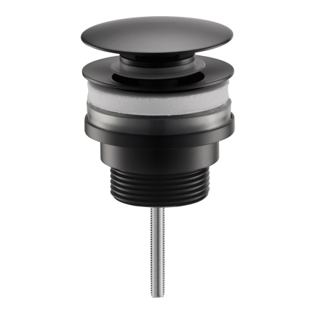 Донный клапан универсальный Benesque 39010205 черный матовый