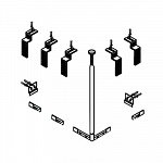 Универсальный установочный комплект для 3-й панели прямоугольной акриловой ванны CZR-SCR-FIX-3-KIT
