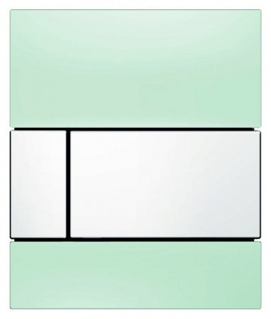 Кнопка смыва TECE Square Urinal 9242803 белый/зеленый