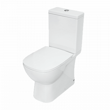 Унитаз Sanita Luxe Quadro DM Slim QDRSLCC01151022 с бачком и тонким сиденьем микролифт