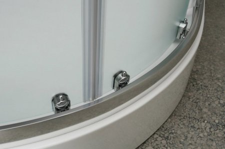 Душевой уголок BelBagno Uno R-2 85x85 профиль Хром стекло прозрачное