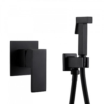 Гигиенический душ ABBER Daheim AF8225B черный матовый