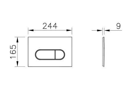 Кнопка смыва Vitra Root Round 740-2295 никель