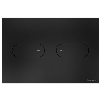 Кнопка смыва ArtCeram INOX-711 711.000.BM черный матовый