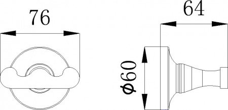 Крючок Rush Corsica CO42220 Хром