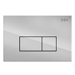 Кнопка смыва для унитазов DQ Rhein DB1499001 хром