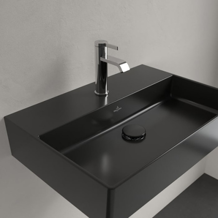 Раковина накладная 60см Villeroy & Boch Memento 2.0 4A226LR7 черный матовый