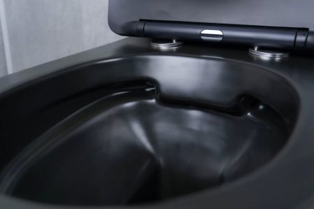 Унитаз подвесной безободковый GID Bm2198, черный матовый