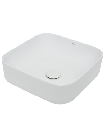 Раковина накладная 39см AQUAme AQM5011 белый