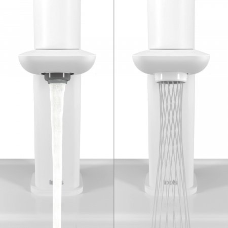 Смеситель для раковины IDDIS Slide SLIWTBTi01 белый матовый