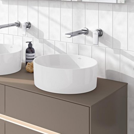 Раковина накладная 40см Villeroy & Boch Collaro 4A1840R1 с покрытием CeramicPlus