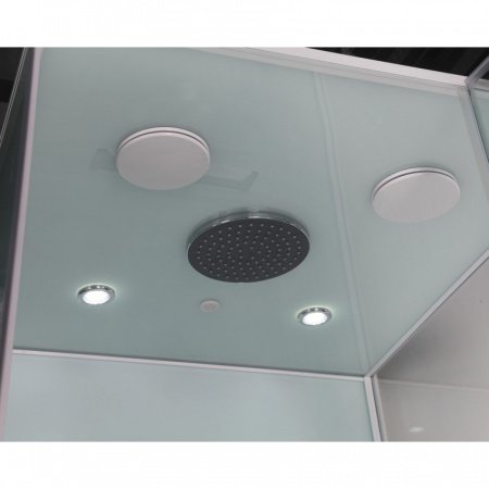 Душевая кабина Orans 8612000 100x90x220 профиль белый, стекло прозрачное