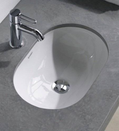 Раковина встраиваемая снизу 56см Duravit D-Code 0338560000 белый