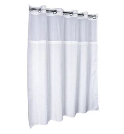 Шторка для ванной Fixsen Hotel FX-3319E белая