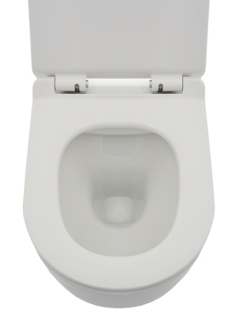 Унитаз подвесной безободковый AQUAme AQM2006 белый, с сиденьем микролифт