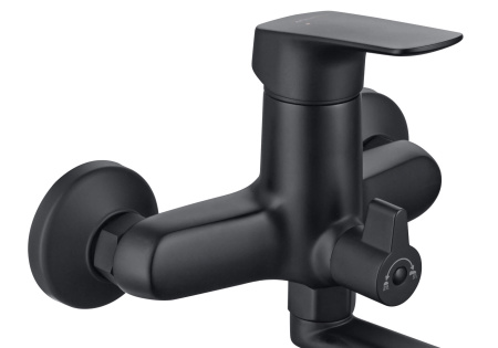 Смеситель для ванны Aquatek AQ1042MB черный матовый