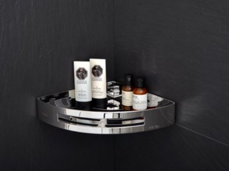 Угловая полка Fixsen Hotel FX-31003A Хром