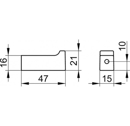 Крючок Keuco Edition 11 11114010000 хром
