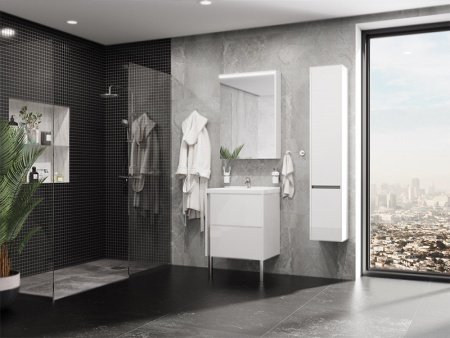 Тумба под раковину Акватон Стоун 60 подвесная 1A231401SXC80 Грецкий орех