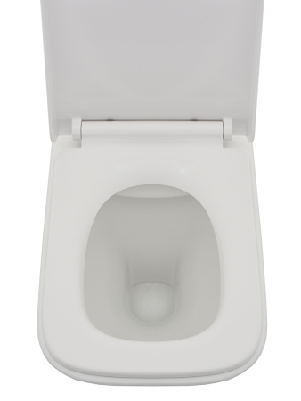 Унитаз подвесной безободковый AQUAme AQM2004 белый, с сиденьем микролифт