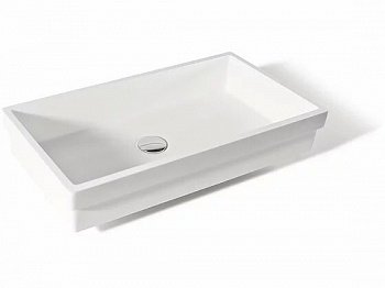 Раковина встраиваемая снизу 63см MonteBianco Castello Due 12124 белый матовый